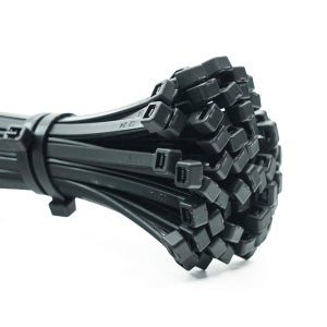 100 Fascette Stringicavo Regolabili, Riutilizzabili, Con Gancio E Anello, Colore: Nero - Foto 5