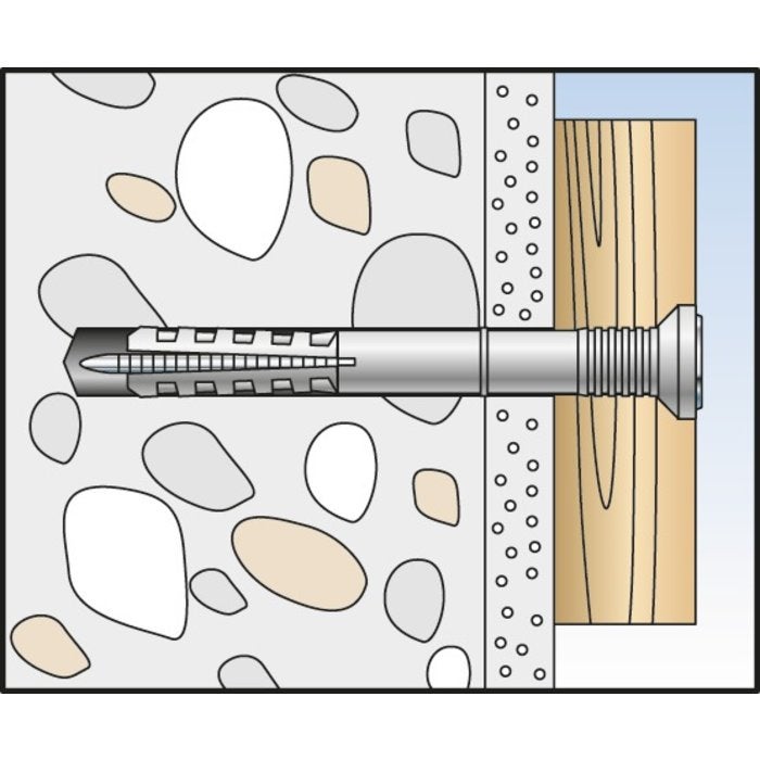 Cheville clou NS 6x60/30-50/bte (Par 50) - 7