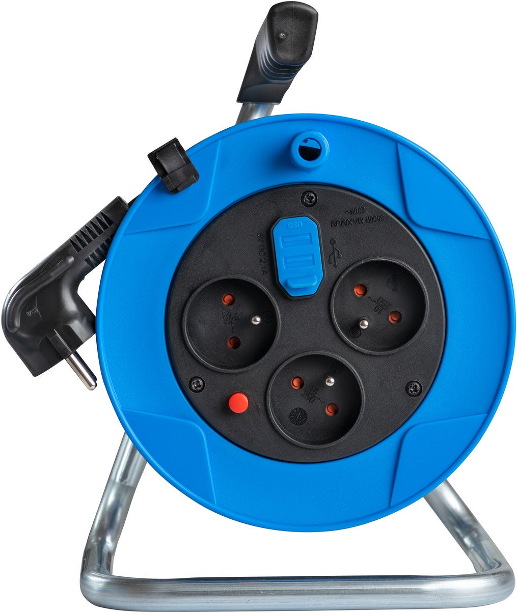 Enrouleur électrique Standard S Baby 15m de câble H05VV-F 3G1,5 - 2