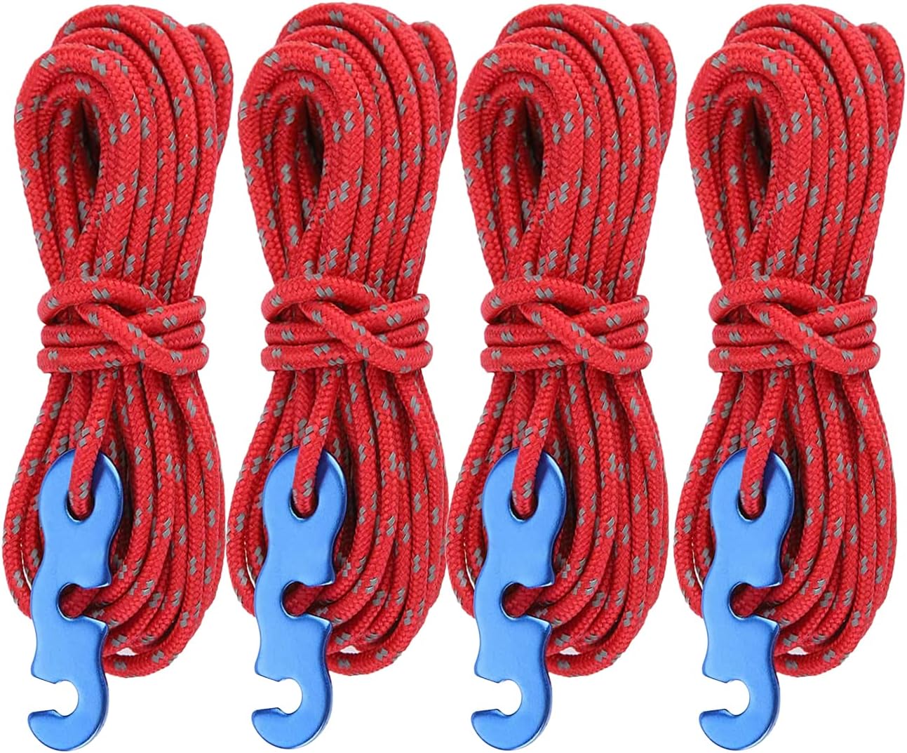 Corde Marine Bleue 4mm - Lot De 2 Ou 4 Cordes De 49.2 Pieds (15m), Neuf, Marque Uxcell, Pour Camping, Nautisme, Bricolage