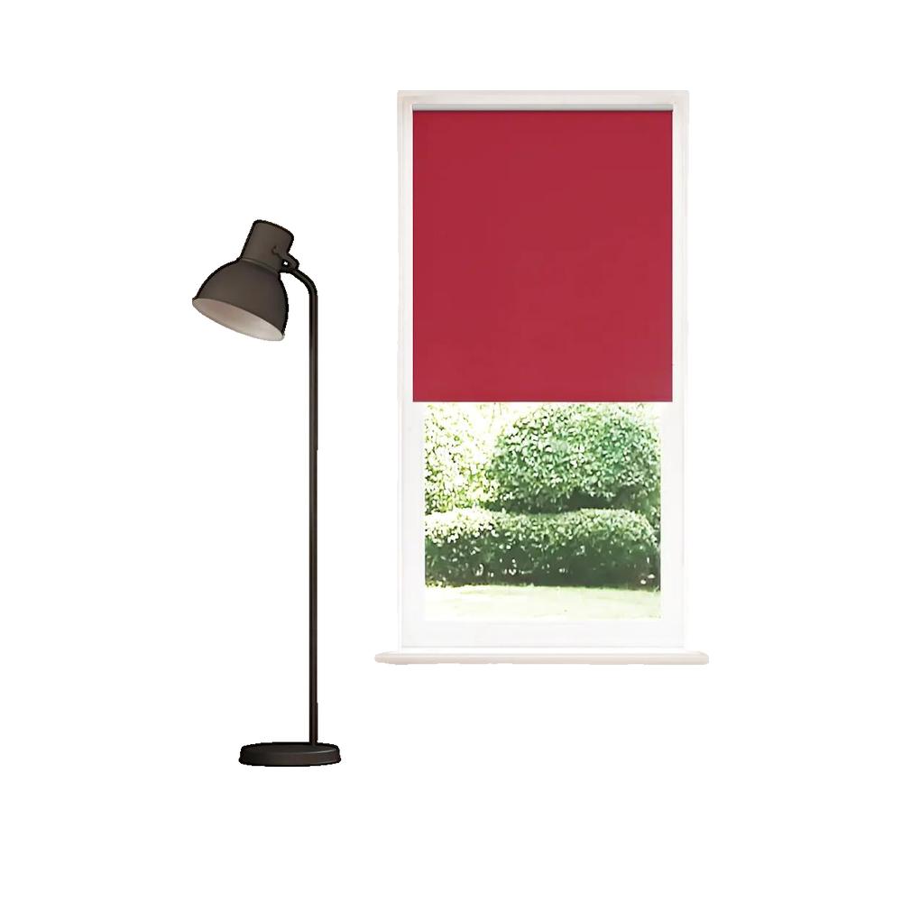 Roleta zwijana Vidaxl zaciemniająca Czerwona 120cm x 230cm
