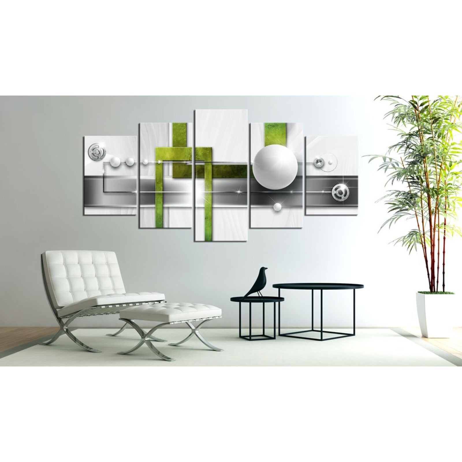 Tableau esthétique géométrique - 100 x 50 cm - 2