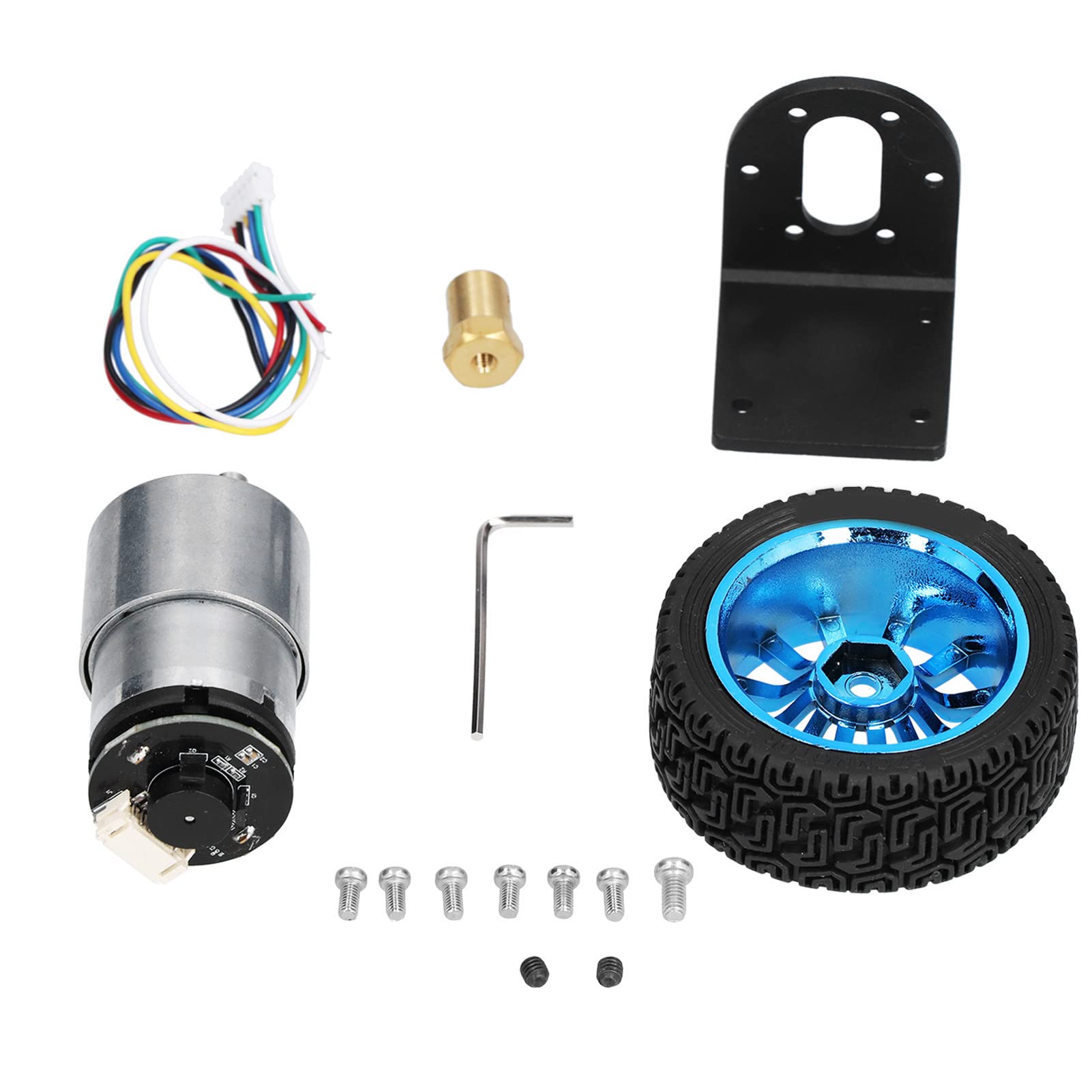 Set motore encoder Motoriduttori DC ad alta precisione con ruota di ...
