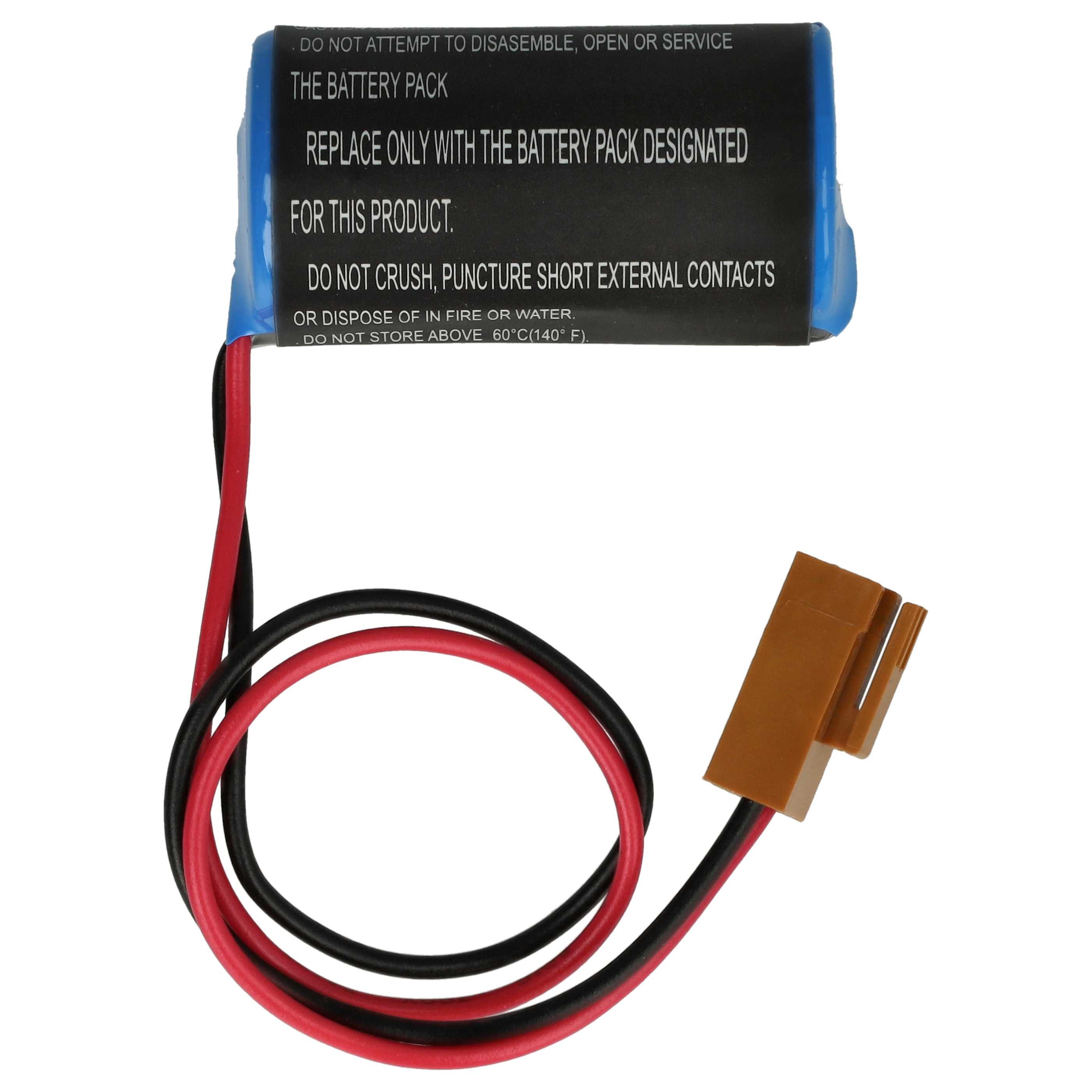 vhbw Pile compatible avec Fanuc Power Mate F (CNC System Amplifier), Power Mate H (CNC System Amplifier) robot industriel (1200mAh, 3V, Li-MnO2) - 3