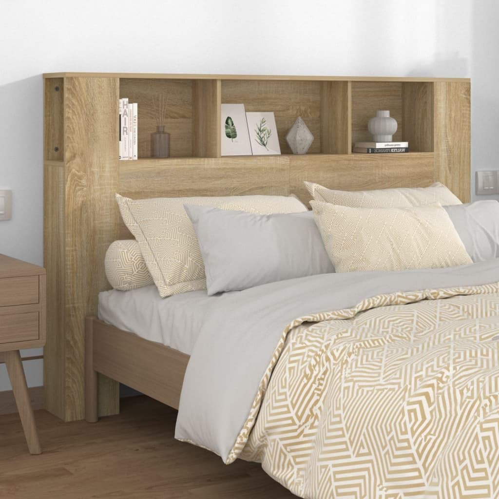 Générique Armoire de tête de lit chêne Sonoma 160x19x103,5 cm,Meubles,Lits & Accessoires,Têtes et Pieds de lit,Brun,26.25 KG,811874