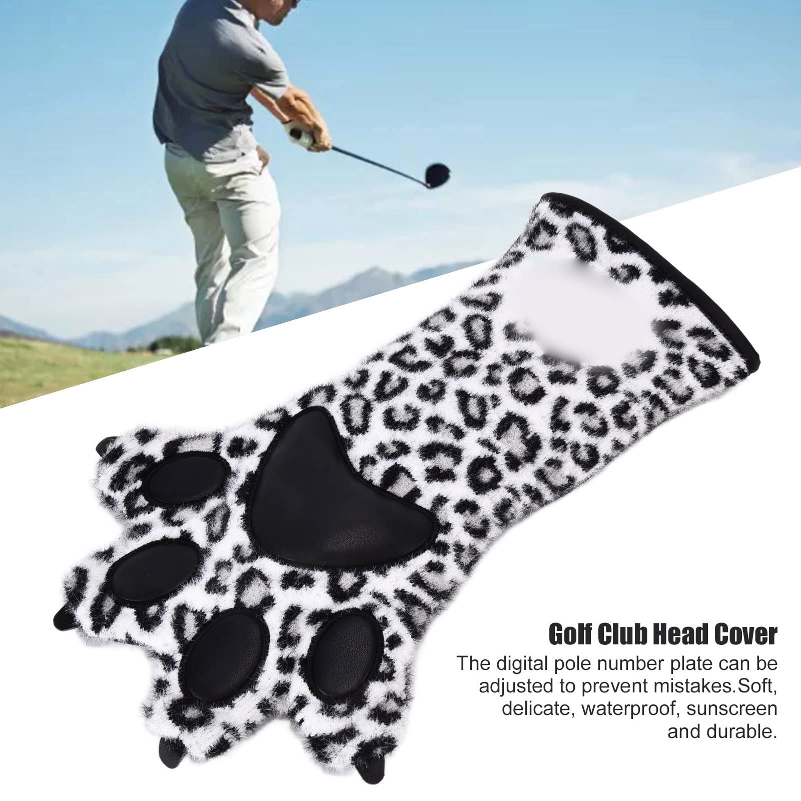 Copritesta Per Mazze Da Golf Divertente: Copertura Morbida Per Driver Con Pelliccia, Unisex