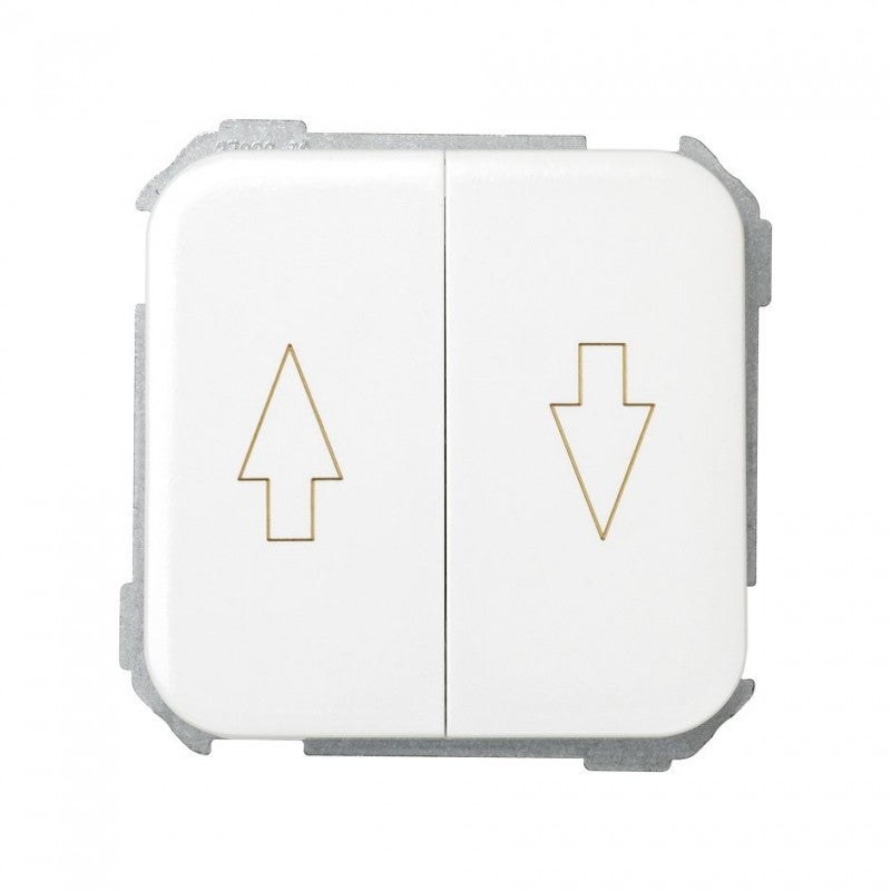 Meccanismo per tapparella SIMON 31 con 2 pulsanti, Bianco Neve - 3