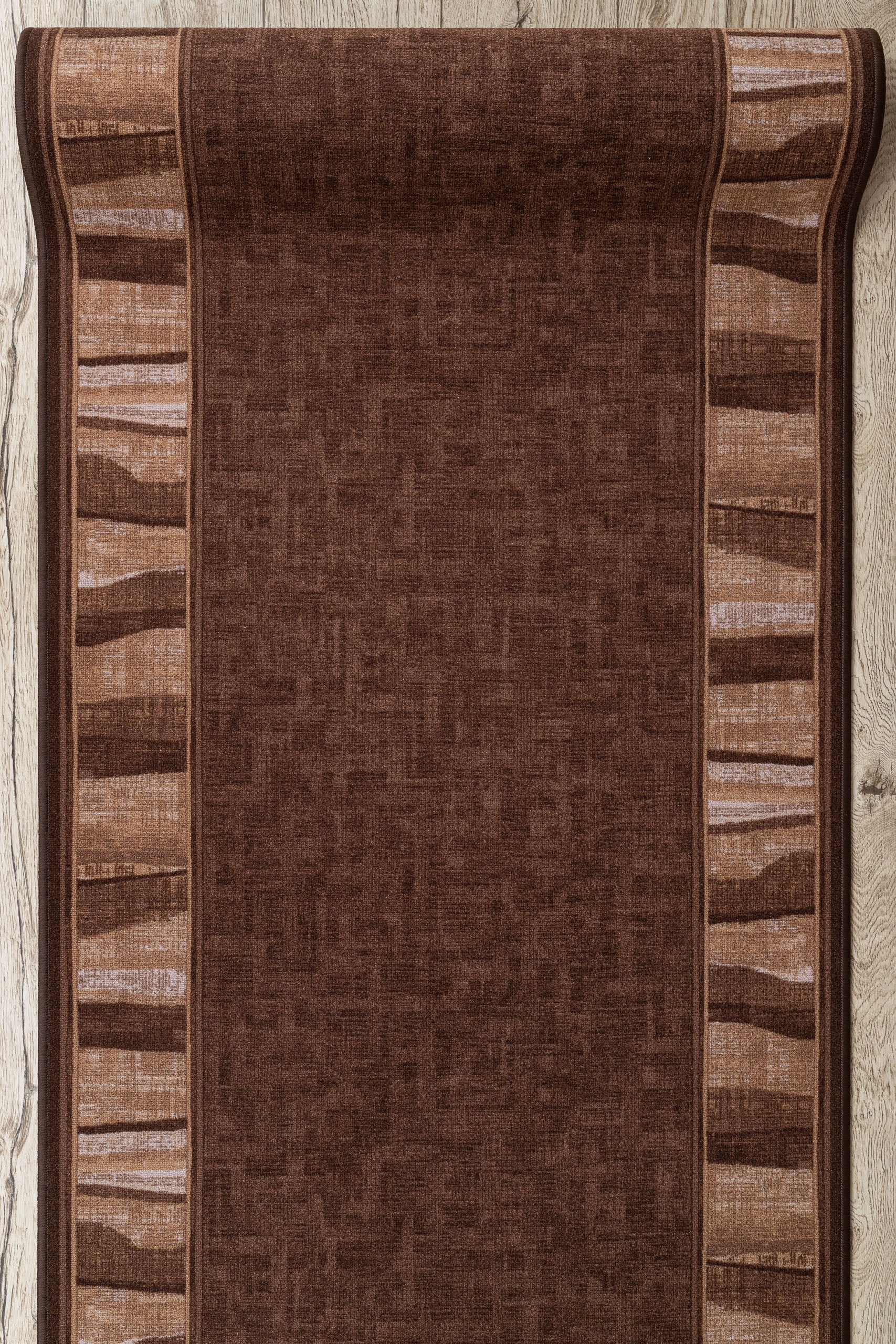 CHODNIK podgumowany LINEA brąz 100cm 100x130 cm - 4