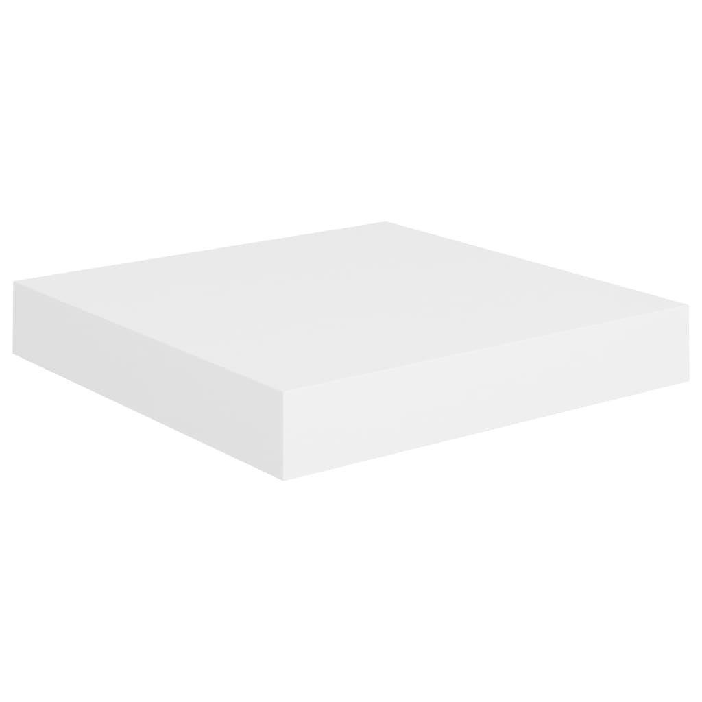 Étagères murales flottantes 2 pcs Blanc 23x23,5x3,8 cm MDF - 4