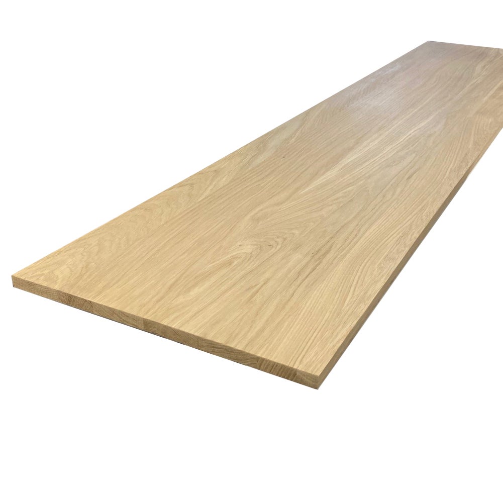 Tablette chêne massif pleines lames 1200 x 200 x 20 mm FSC mixte - 2