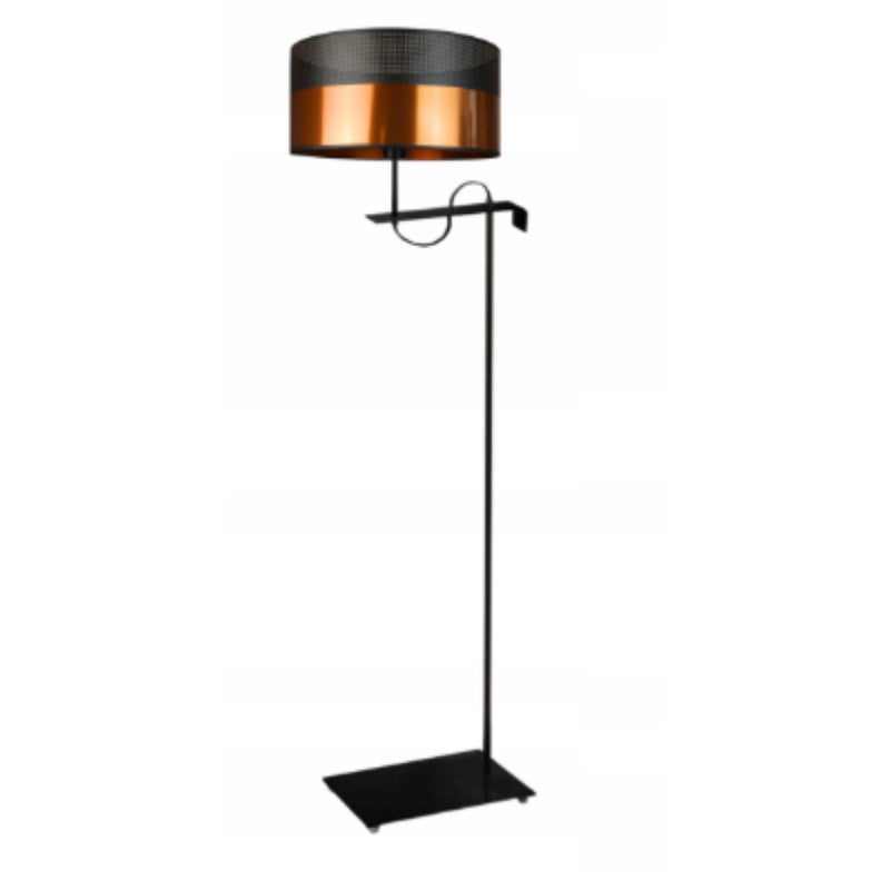 Lampa stojąca podłogowa z abażurem walec POINT