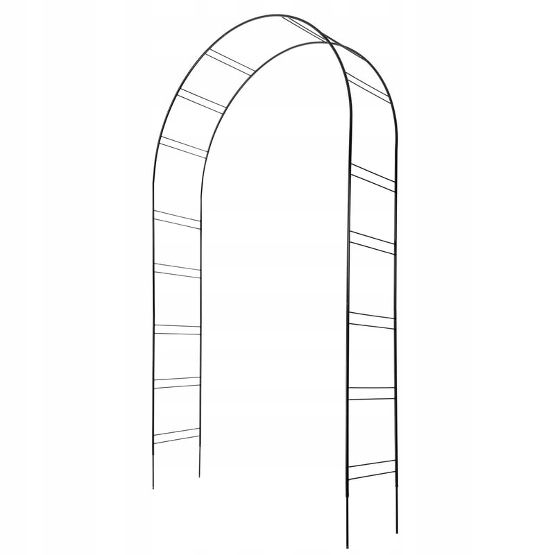 PERGOLA OGRODOWA NA KWIATY RÓŻE METALOWA ŁUK DO KWIATÓW KWIATOWY 255 cm