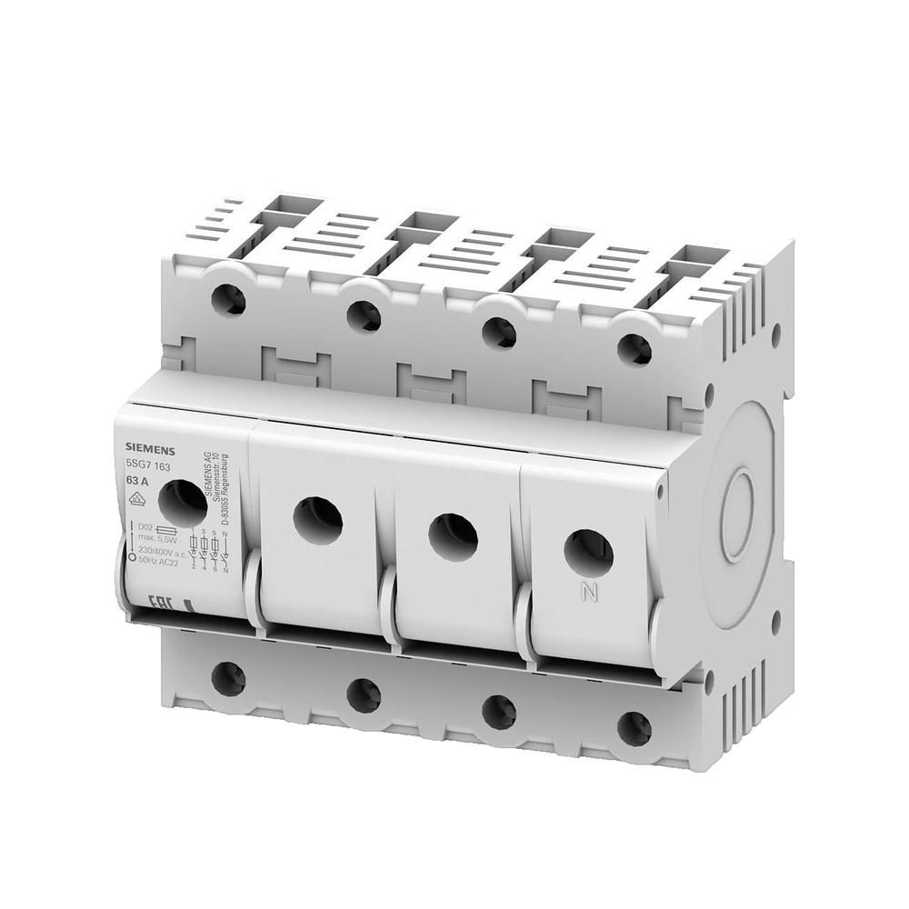 Wyłącznik Siemens MINIZED 5SG7163 4-polowy 63 A 400 V