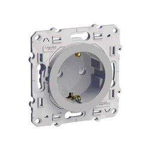 Enjoliveur Schneider Odace - Finition Aluminium Brossé, Modèle 039173, Pour Intérieur, Neuf