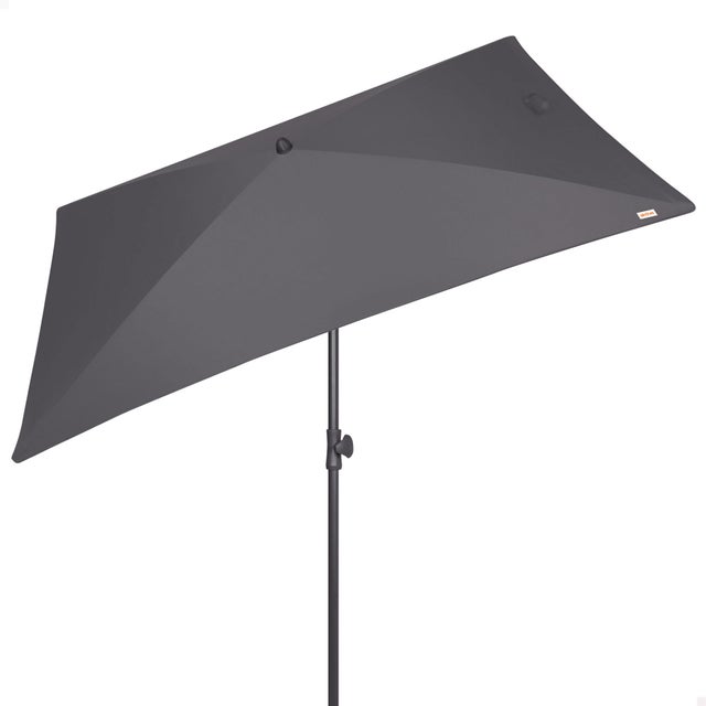 Aktive Guarda-sol retangular inclinável cor antracite 200x125 cm UV30