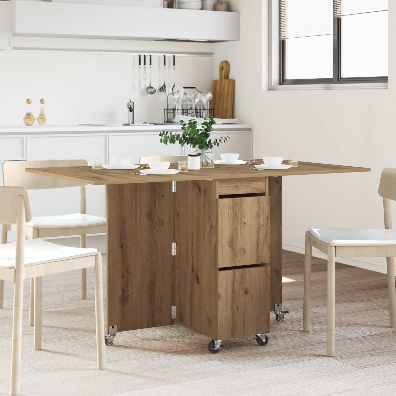 Table de cuisine Moderne Table de salle à manger - 140 x 80 x 77 cm ...