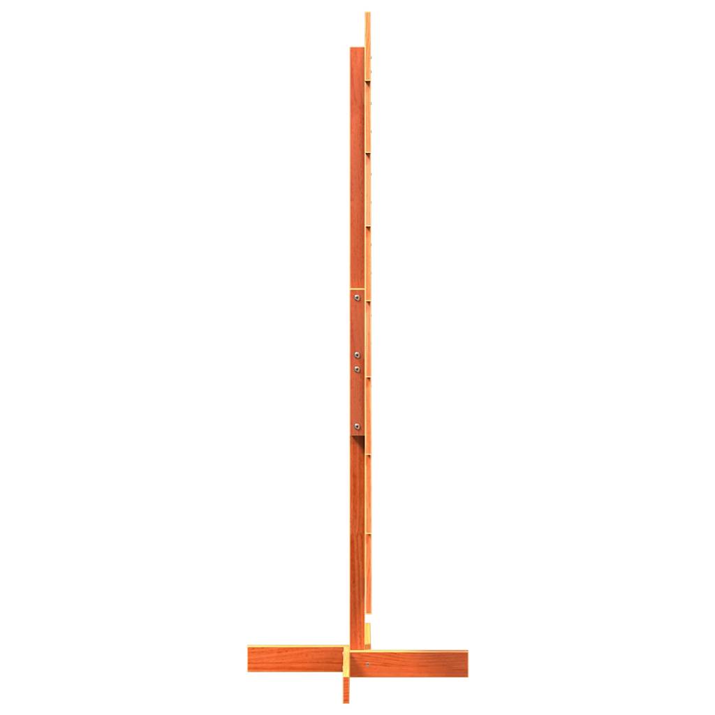 Decoração para árvore de natal madeira maciça de pinho cera marrom 150 cm - COMFORTXL - 4