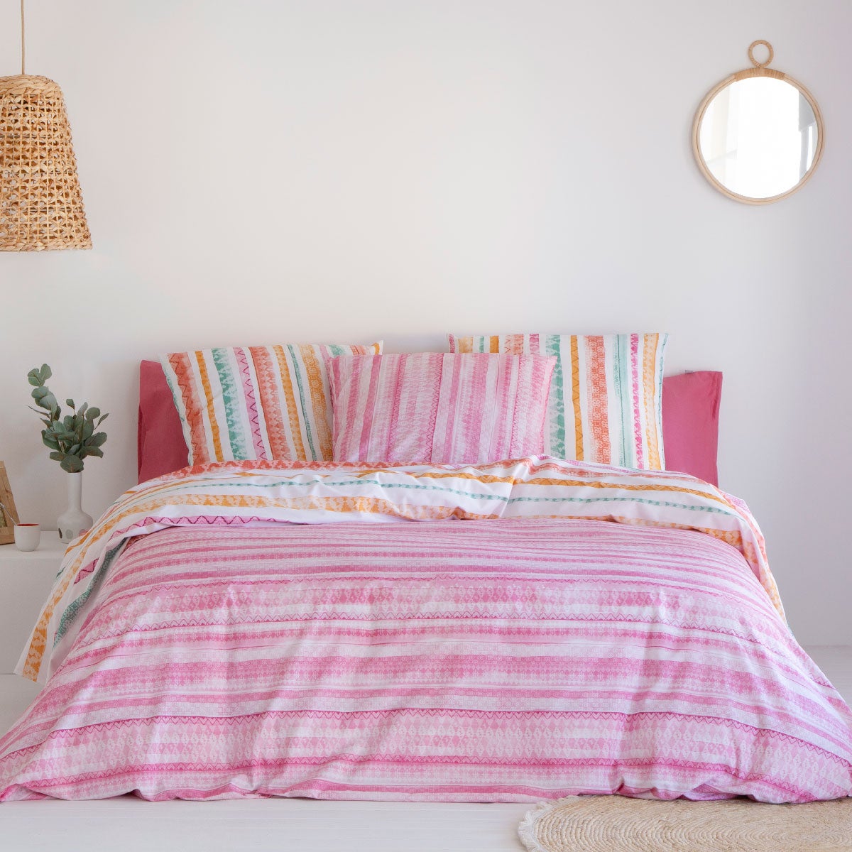 Housse de couette réversible en coton TRIBE 260x240 cm - 2