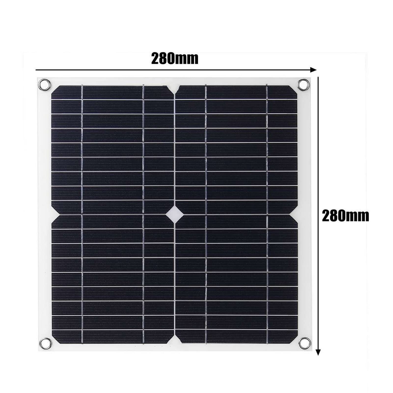 Panneau solaire portable, kit de panneau solaire 200 W 12 V en silicium monocristallin - 8