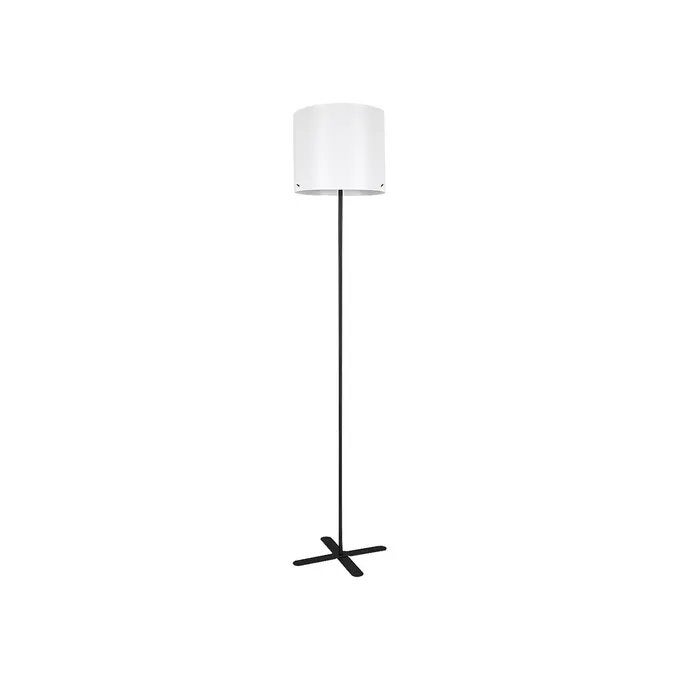 Lampa podłogowa stojąca Izander czarno-biała 1xE27x40W wym: 149 x 34 x 30 cm metal Rabalux