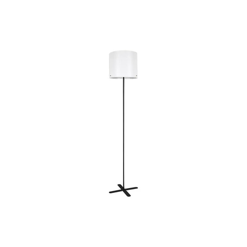 Lampa podłogowa stojąca Izander czarno-biała 1xE27x40W wym: 149 x 34 x 30 cm metal Rabalux
