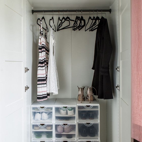 Cintres flocage 5 pcs. Noir, WENKO - 5