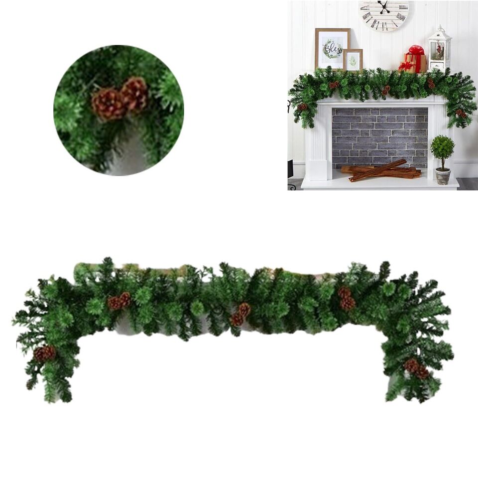 GUIRLANDE DE NOËL, BRANCHES, ARCHES, GUIRLANDES, POMMES DE PIN, GUIRLANDES, 70893 - 2
