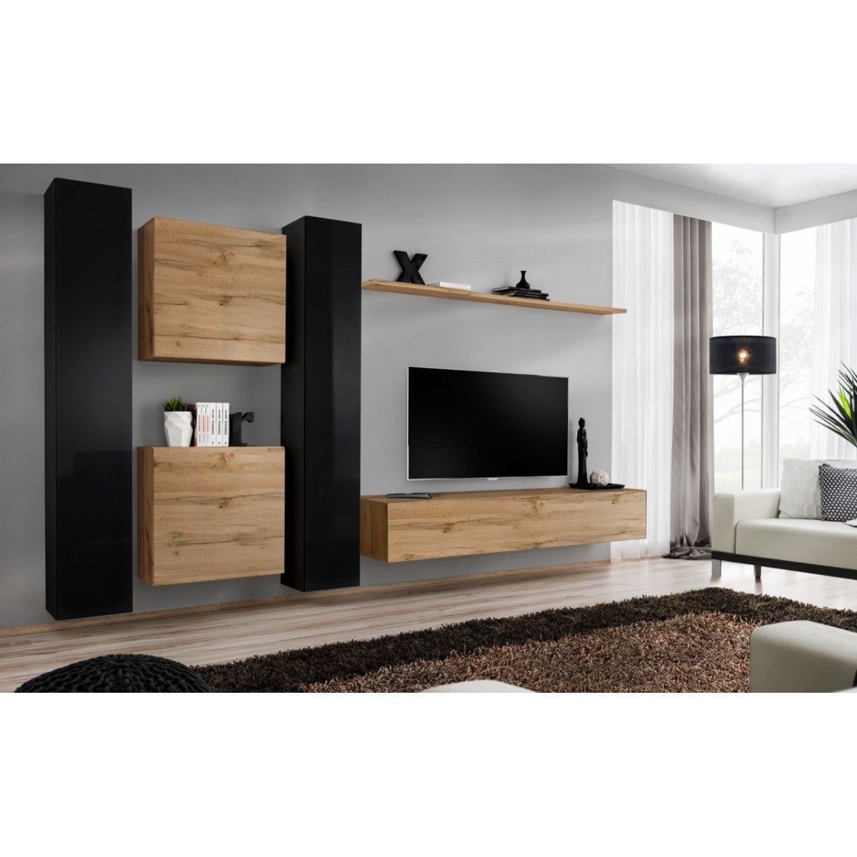 Meuble TV Mural Design 