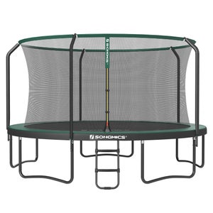 Fast-Jump Coussin De Protection Ressorts Trampoline 14Ft 427 Cm Gris PE - 12 Sections 21 Cm Largeur Anti-UV
