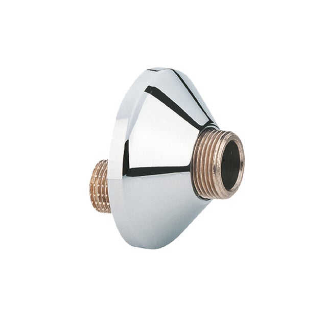 Raccord S mural GROHE 12075000 chrome poli 36-42 mm 1/2 et 3/4