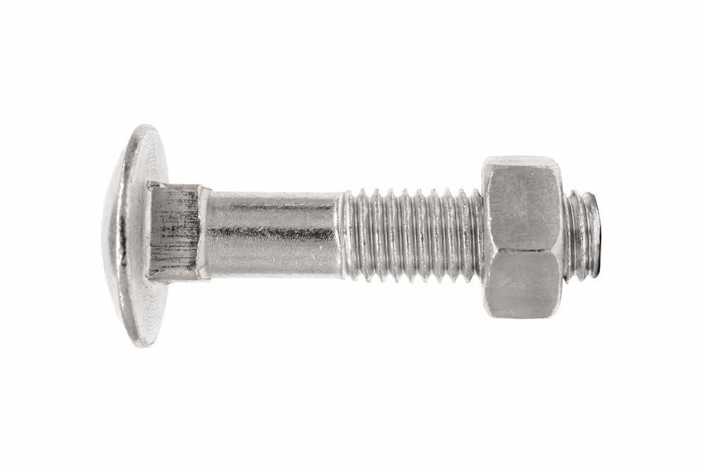 Vis tête ronde collet carré et écrou hexagonal - Zinguée M12 x 280 ...