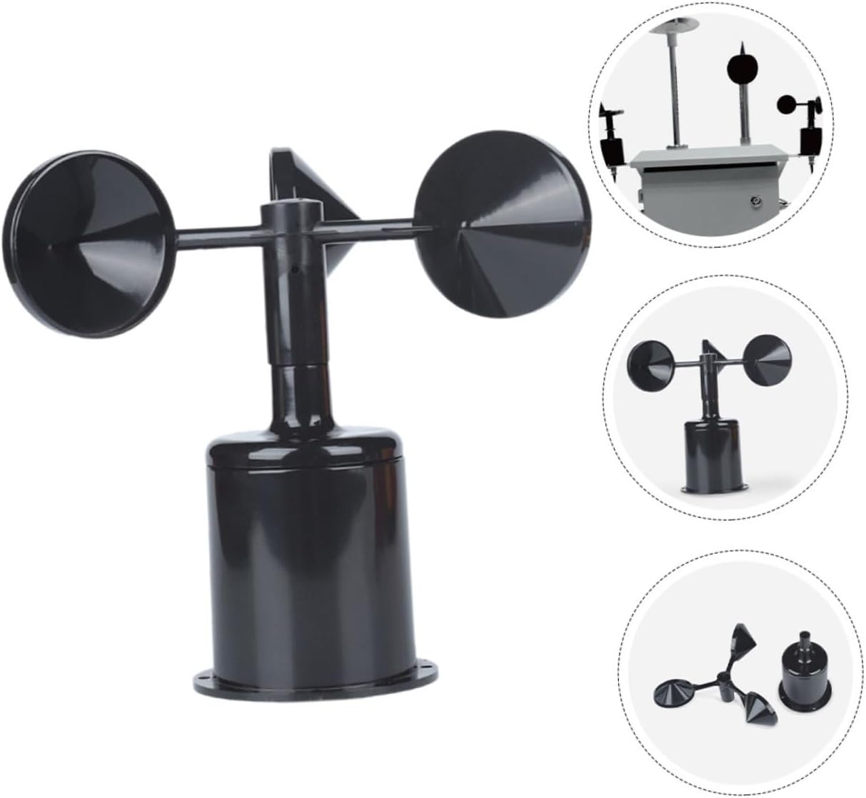 Anémomètre Abs avec Indicateur De Direction Vent Boîtier Et Compact pour Mesure Précise Vitesse Vent pour Applications Agricoles Et Météorologiques - 5