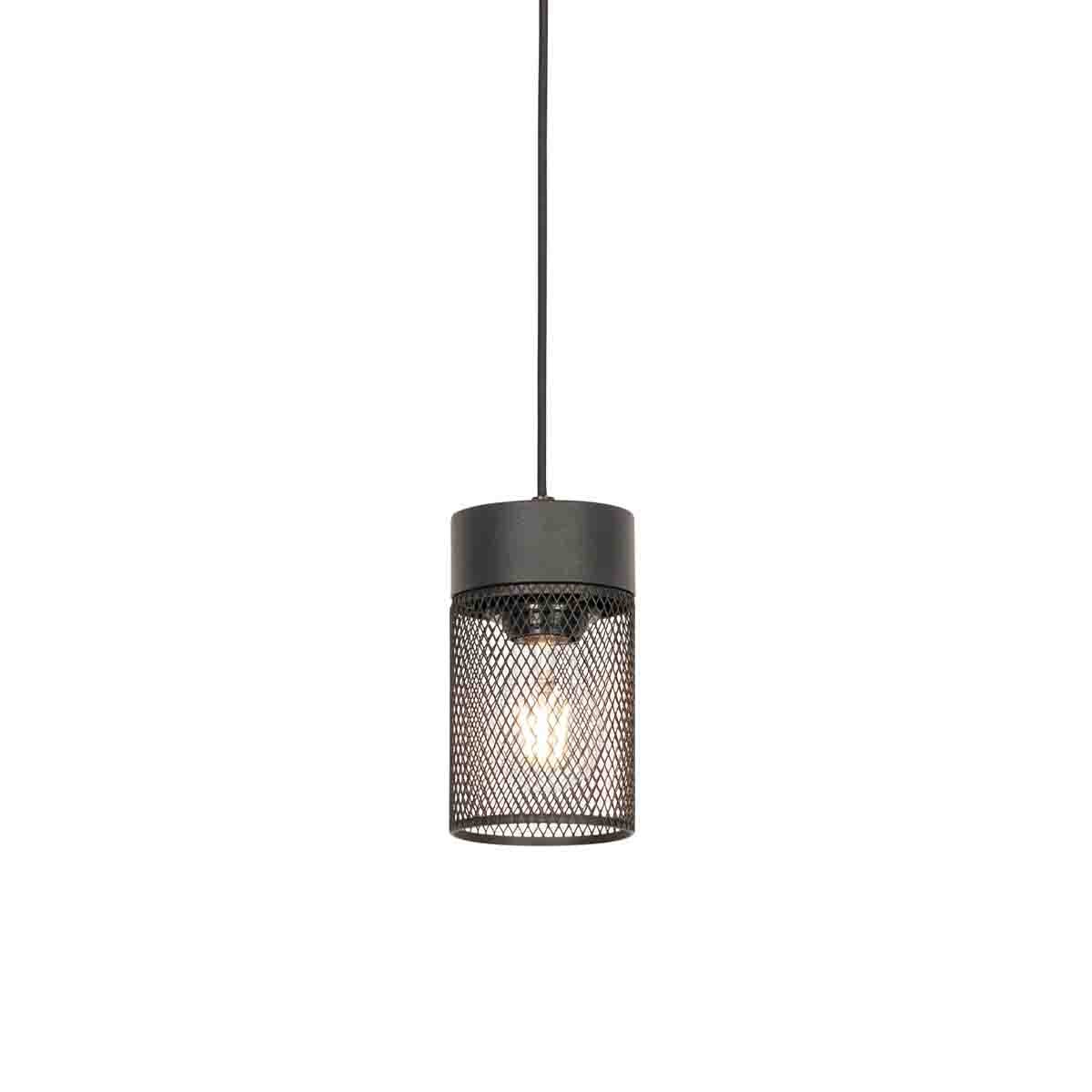 Industrialna lampa wisząca czarna - Jim