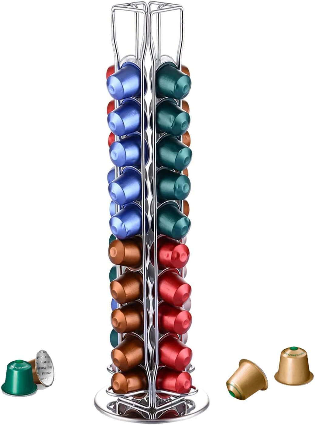 Zvonea Rangeent Capsule Nespresso, Tiroir Capsules Nespresso, Porte Capsules pour 45 Capsules Zvonea Rangeent Capsule Nespresso, Tiroir Capsules Nespresso, Porte Capsules pour 45 Capsules