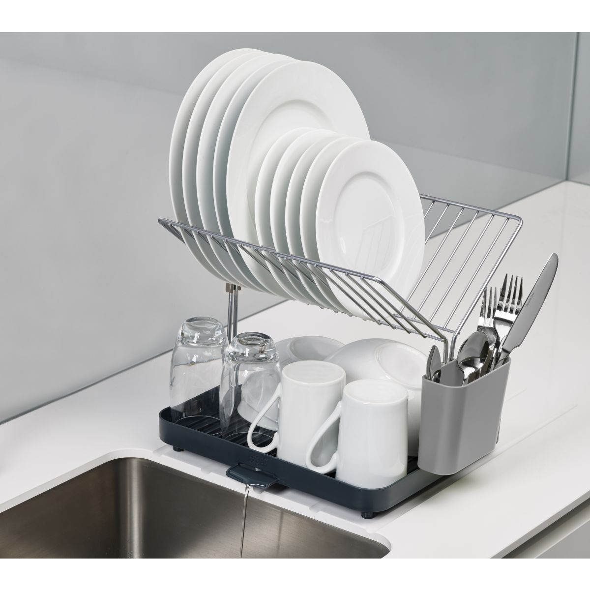 Egouttoir JOSEPH JOSEPH Y-RACK 2 NIVEAUX - GRIS - 6