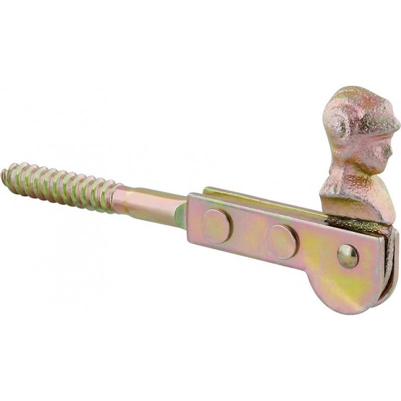 Alberts 314699 Ferma persiane, busto di donna, da avvitare, zincato galvanico, con strato spesso passivato, 129 mm