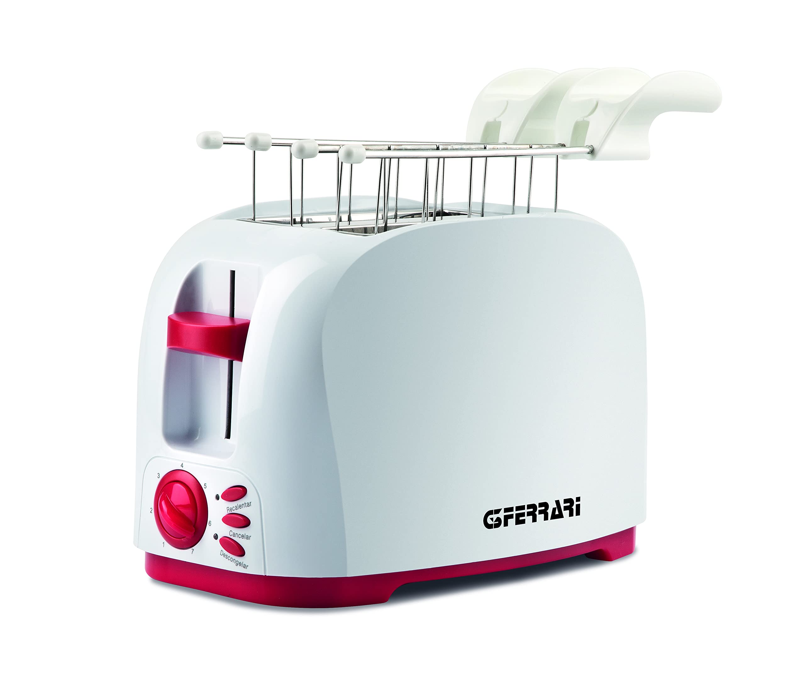 Girmi TP10 Tostapane 750W - 7 Livelli di Cottura, Pinze Inox, Spegn Girmi TP10 Tostapane 750W - 7 Livelli di Cottura, Pinze Inox, Spegn