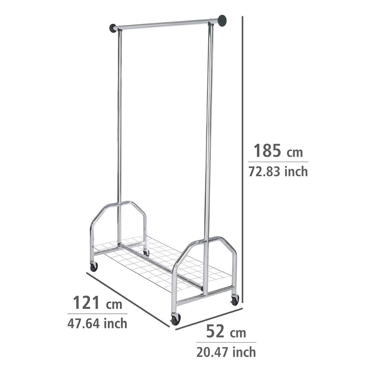 Penderie mobile Profi - H. 185 cm - 8
