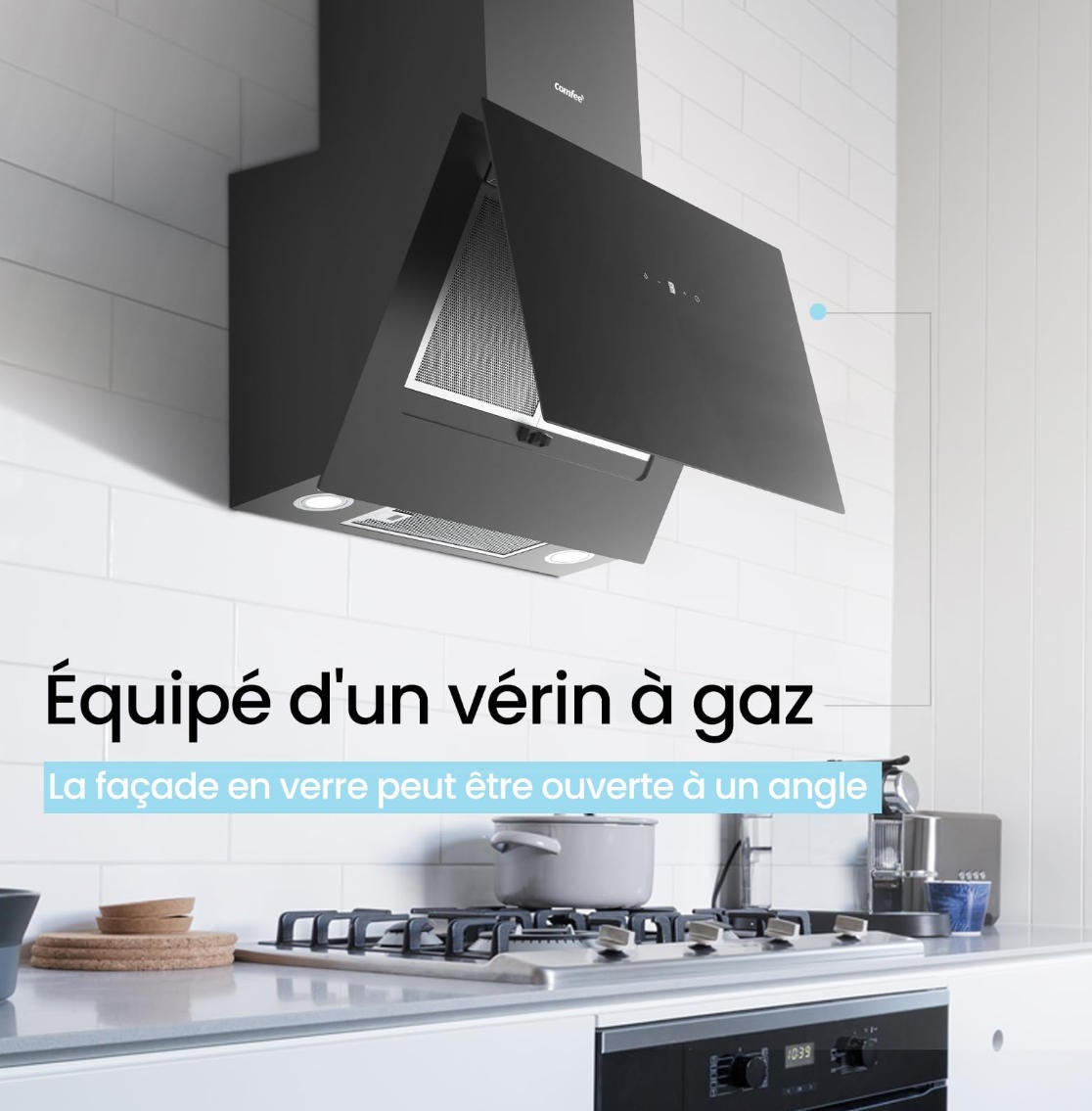 Lot de 10 carreaux autocollants 30 x 30 cm, pour crédence de cuisine et salle de bain - 9