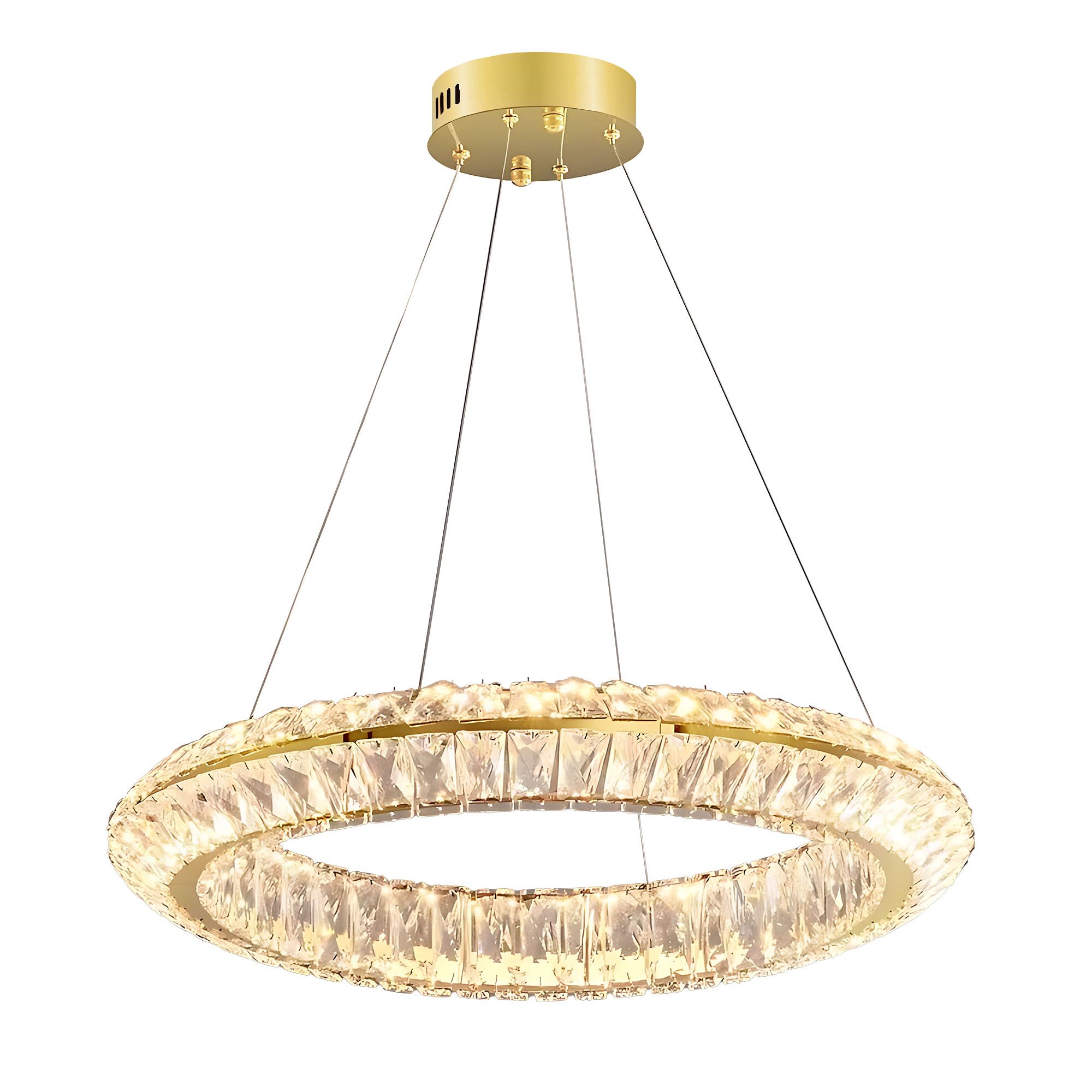 Lampa Sufitowa Wisząca Led Toolight App1768-Cp Złoty
