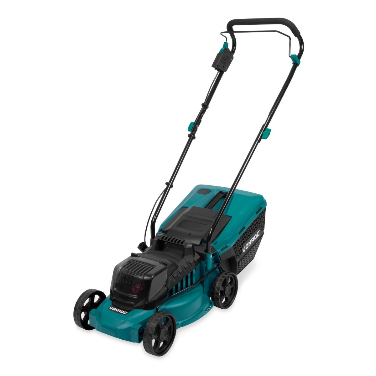 Tondeuse à gazon sans fil VONROC 40V - Sans balais à charbon - 33cm – Hauteur de coupe réglable – Sans batterie, ni chargeur - 5