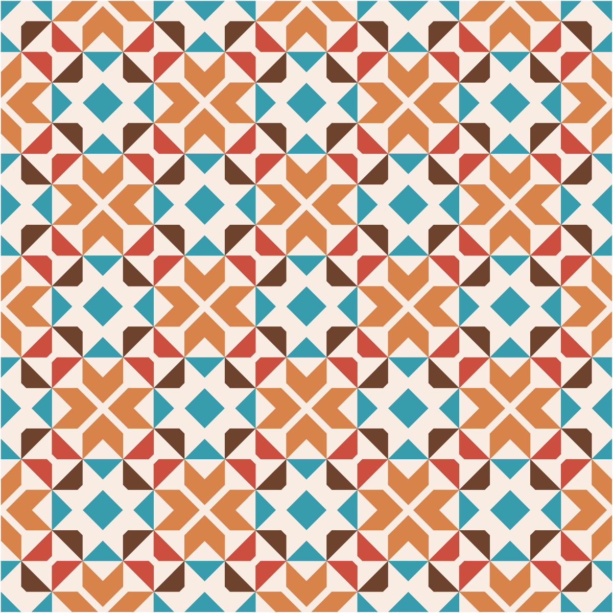 Adesivo arazzo scandinavo hans - Sticker adesivo - adesivi murali - 60x60cm - 2