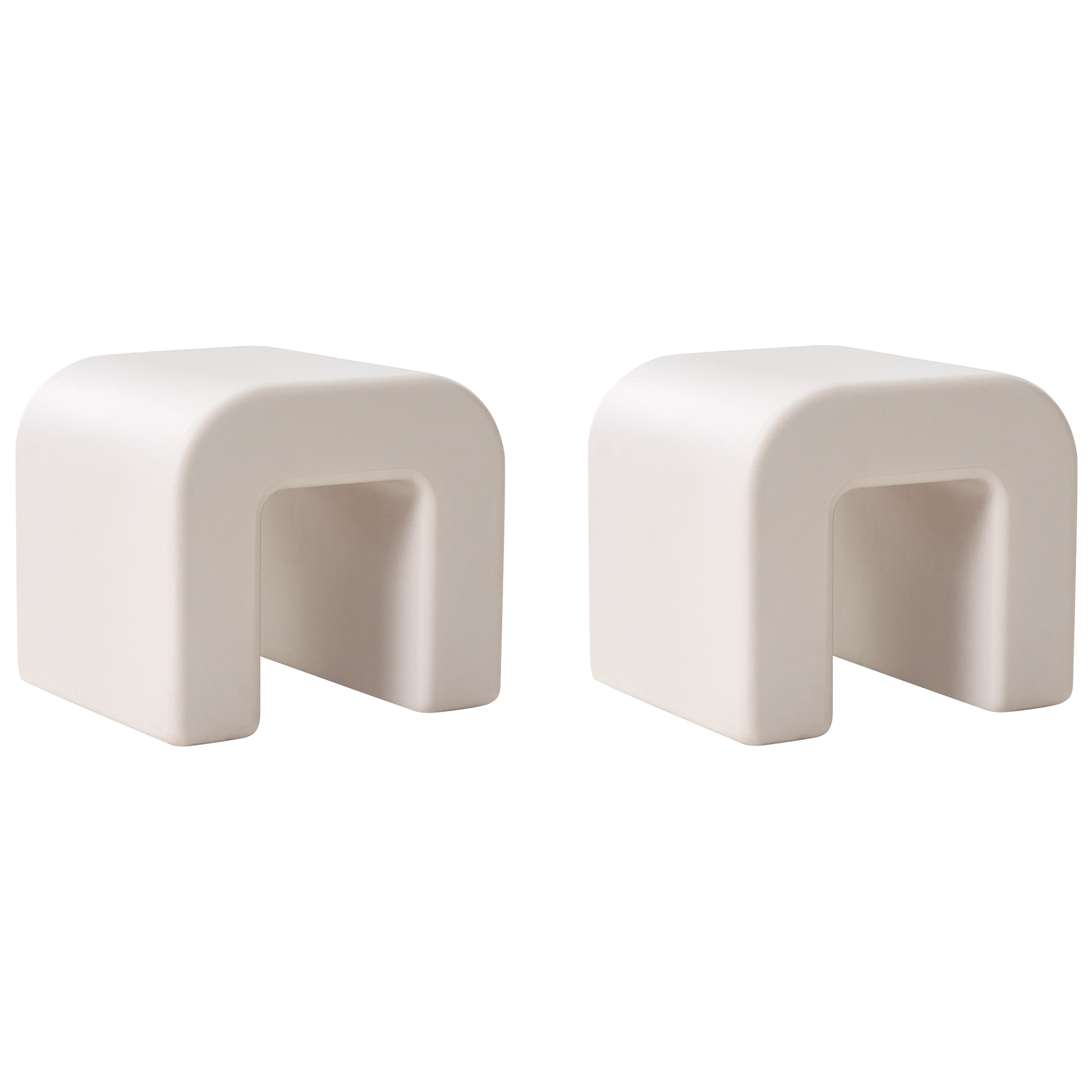 Lot de 2 Jardinières Carrées en HDPE Résistantes aux Intempéries avec Trous de Drainage 32x30x25