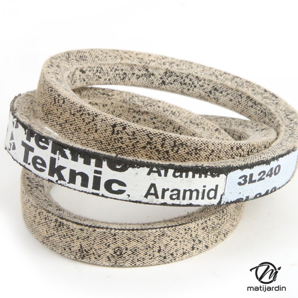 Courroie tondeuse 3L240 Teknic Kevlar Trapézoïdale 9,5 mm x 610 mm - 4