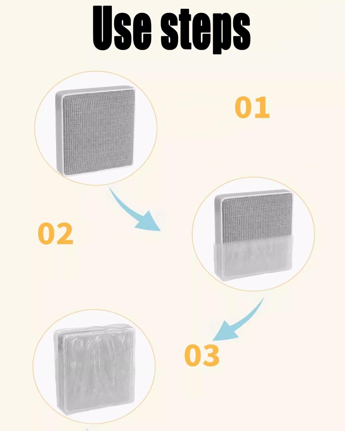 Housse Matelas Demenagement avec Plastique - Housse Plastique Rangement Matelas - Housse Matelas 150x200 cm (Epaisseur 30 cm) en Plastique - 3