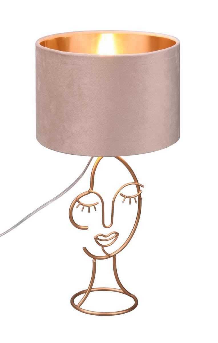 Lampa stołowa złota beżowa MARY RL R51221044