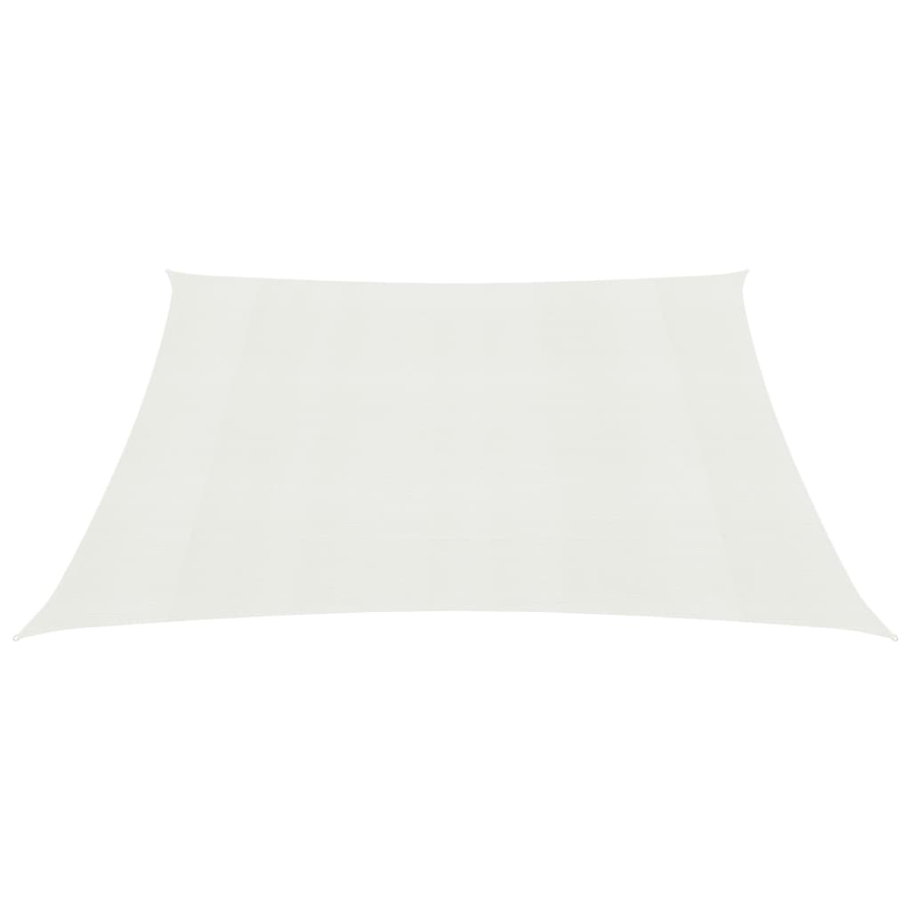 Biały żagiel przeciwsłoneczny 160 g/m² 2,5 x 2,5 m z HDPE do ogrodu, tarasu i balkonu