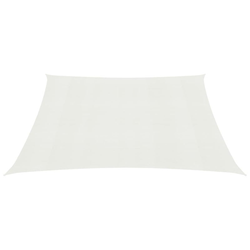 Biały żagiel przeciwsłoneczny 160 g/m² 2,5 x 2,5 m z HDPE do ogrodu, tarasu i balkonu