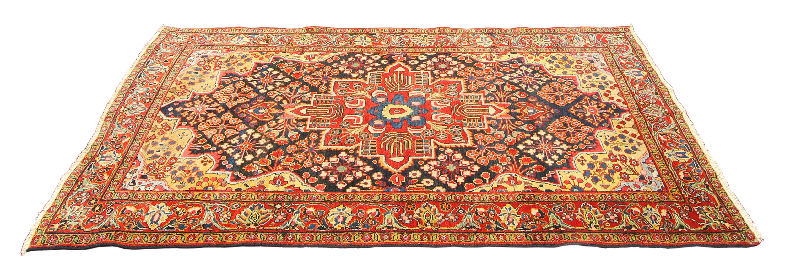 Oryginalny ręcznie robiony orientalny dywan, wymiary: 207x123 cm z certyfikatem autentyczności