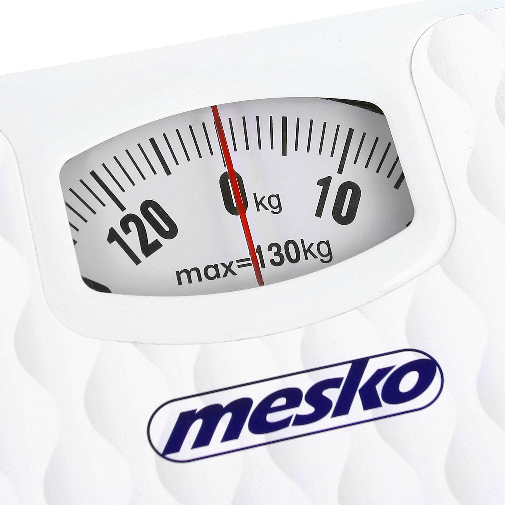 Báscula Analógica de Baño, Precisión, Mecánica, Medición hasta 130 kg, sin Pilas, Fácil Uso, Mesko, Blanco, , MS8160 - 3
